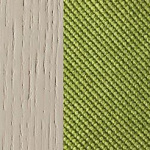 ЛМДФ Дуб шампань / Ткань Велюр Verona Apple Green