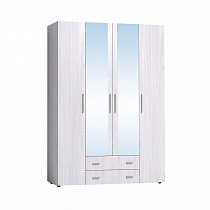 Шкаф для одежды и белья Монако 555, Ясень Анкор Светлый в интернет-портале Алеана-Мебель