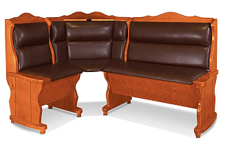 Кухонный диван из массива Себастьян ВМК-Шале цвет груша