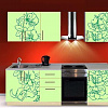 Кухня с фотопечатью Мальва-7 в интернет-портале Алеана-Мебель
