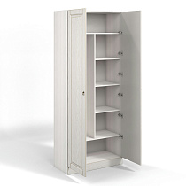 Модульная прихожая Вероника (комплект 2) Бител шкаф двухдверный с открытыми дверями общий вид