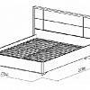 Кровать МК 52 модуль 235 Корвет схема