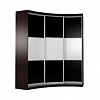 Угловой радиусный шкаф-купе Мебелайн 19 в интернет-портале Алеана-Мебель
