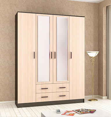Шкаф комбинированный Лагуна-016 в интернет-портале Алеана-мебель