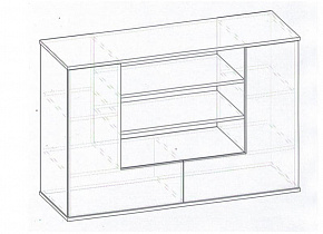 Схема для Тумбы Мебелайн 14