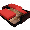 Угловой диван Амстердам рогожка красная Фотодиван в процессе разложения