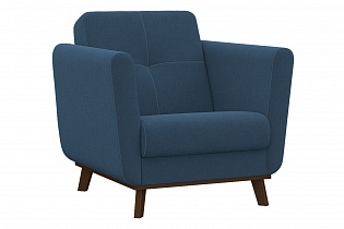 Кресло мягкое Лео, синий в интернет-портале Алеана-Мебель