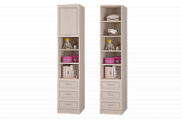 Шкаф для книг с ящиками и дверкой Верона