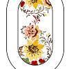 Журнальный стол СЖ-21Р Бител рисунок столешницы цветы