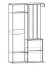 Схема Прихожей Мебелайн-12