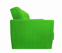 Диван-книжка Лира зеленый Фотодиван вид сбоку