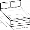 Кровать 3 Hyper 140*200 с подъемным механизмом Глазов схема
