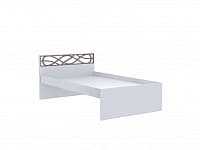 Кровать 1200 Саманта СМ3б, Дуб Седан, б/ортопеда, б/матраса