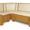 Кухонный диван из массива Розенлау угловой ВМК-Шале цвет: ольха