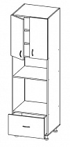Шкаф под духовку и микроволновку Т-2792 в интернет-портале Алеана-Мебель
