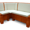 Кухонный диван из массива Розенлау угловой ВМК-Шале цвет: груша