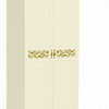 Шкаф для одежды Ливадия Л5А узкий 439 мм (выдвижная штанга, полки) в интернет-портале Алеана-Мебель