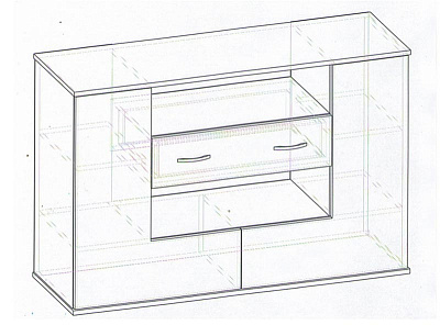 Схема для Тумбы Мебелайн 15