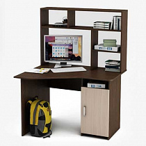 Угловой стол Лайт-17 с надстройкой в интернет-портале Алеана-Мебель