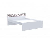 Кровать Саманта СМ3г 1600,Дуб Седан, б/ортопеда, б/матраса