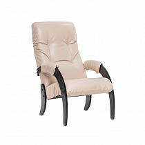 Кресло модель 61 (Венге + экокожа Polaris Beige)