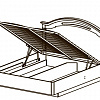 Кровать МК 60 модуль 294 Корвет схема