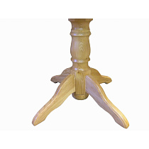 Стол обеденный Майкрофт круглый ВМК-Шале ножка в расцветке сосна
