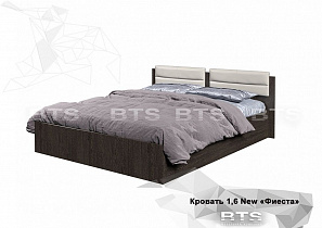 Кровать с настилом ДСП Фиеста NEW 160х200 в интернет-портале Алеана-Мебель