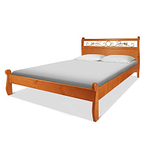 Кровать Емеля ВМК-Шале цвет груша общий ракурс