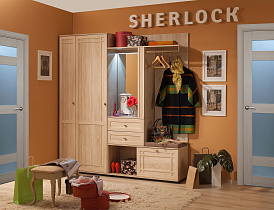 Прихожая Sherlock Шерлок, Дуб Сонома (комплект 1) в интернет-портале Алеана-Мебель