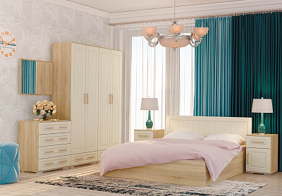 Спальня Маркиза (комплект 2) в интернет-портале Алеана-Мебель