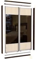 Двери для шкафов-купе 2-х дв в интернет-портале Алеана-Мебель