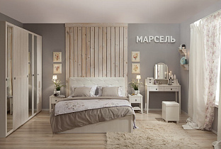 Спальня Марсель (комплект 2) в интернет-портале Алеана-Мебель