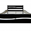 Кровать Вэлла Шале венге 120х200 вид спереди
