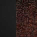 Берёзовая фанера, покрыта эмалью Венге / Экокожа Antik crocodile