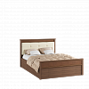 Кровать с настилом ДСП Ливорно ЛКР-1 140х200, орех в интернет-портале Алеана-Мебель