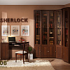 Библиотека Sherlock Шерлок, орех (комплект 1) в интернет-портале Алеана-Мебель