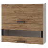 Шкаф настенный 8В3 с дверями горизонтальными Крафт в интернет-портале Алеана-Мебель