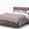 Кровать Элен 1400 с подъемным механизмом серо-фиолетовый в интернет-портале Алеана-Мебель